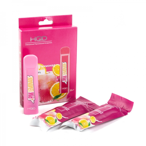 Купить HQD Cuvie - Pink Lemonad (Розовый Лимонад), 300 затяжек, 20 мг (2%)