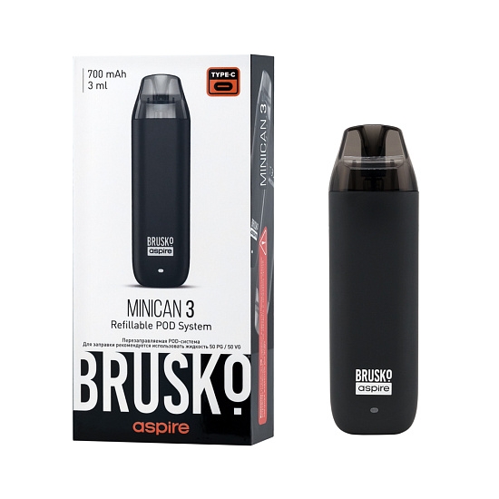Купить Brusko Minican 3 700 mAh (Черный)