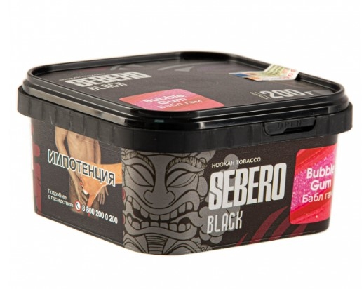 Купить Sebero Black - Bubble Gum (Бабл гам) 200г