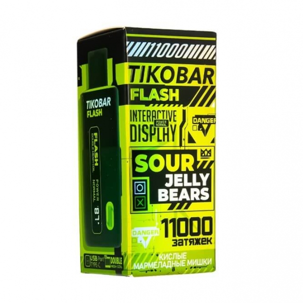 Купить Tikobar Flash 11000 - Мармеладные Мишки